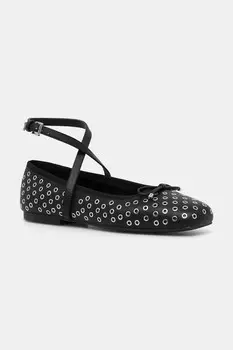 Кожаные балетки Collette Michael Michael Kors, черный