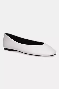 Кожаные балетки Darts Steve Madden, белый
