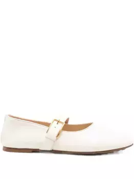 Кожаные балетки Dear Frances, нейтральный