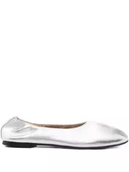 Кожаные балетки Dear Frances, серый