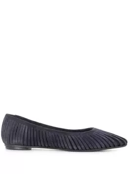 Кожаные балетки Del Carlo, синий