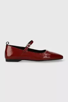 Кожаные балетки DELIA Vagabond Shoemakers, красный