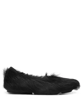 Кожаные балетки Eckhaus Latta, черный