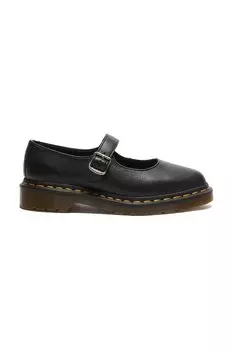 Кожаные балетки Elphie MJ Mary Jane Dr. Martens, черный