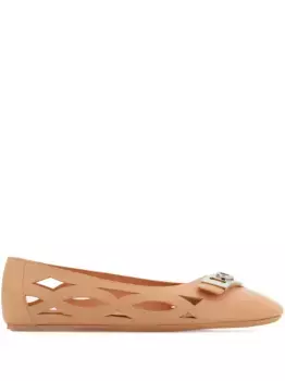 Кожаные балетки Ferragamo, розовый