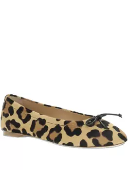 Кожаные балетки Francesco Russo, нейтральный