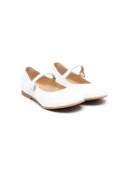 Кожаные балетки Gallucci Kids, белый