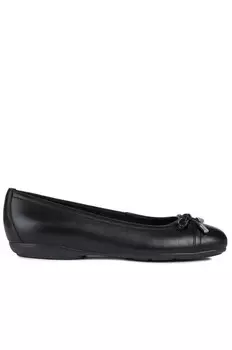 Кожаные балетки Geox, черный