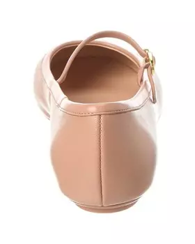 Кожаные балетки Gianvito Rossi Carla, коричневый