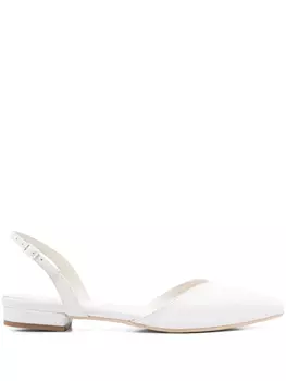 Кожаные балетки GINISSIMA, белый