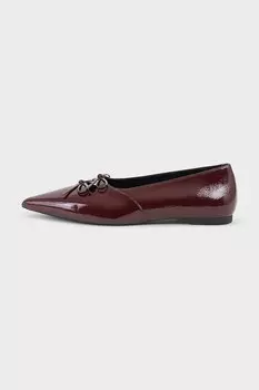Кожаные балетки HERMINE Vagabond Shoemakers, красно-фиолетовый