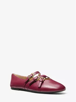 Кожаные балетки Indy Flex Michael Kors, белый