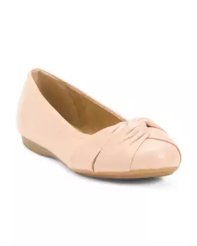 Кожаные балетки Jacci Earth, розовый