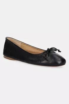 Кожаные балетки JW Anderson, черный