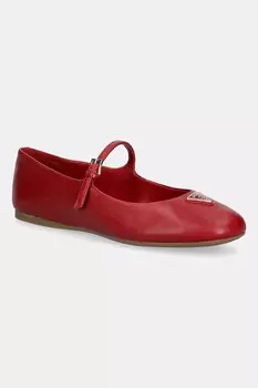 Кожаные балетки Kalida Guess, красный