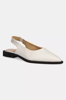 Кожаные балетки Leather Copenhagen, бежевый