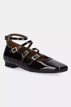 Кожаные балетки Luke Alohas, коричневый