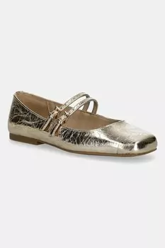 Кожаные балетки Matilda Michael Michael Kors, золотой