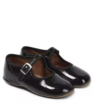 Кожаные балетки наппалак PP, черный