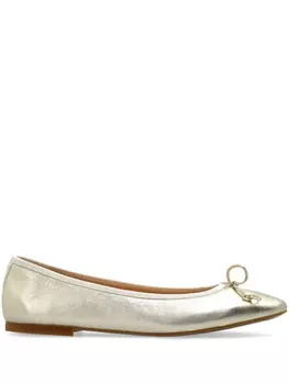 Кожаные балетки Odiss, золотой