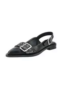 Кожаные балетки Pavement, черный