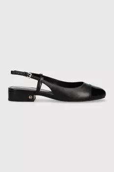 Кожаные балетки Perla Michael Michael Kors, черный