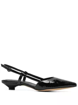 Кожаные балетки Pomme DOr, черный