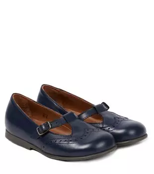 Кожаные балетки Pp, синий
