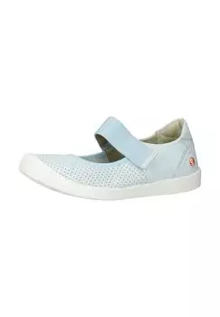 Кожаные балетки softinos, светло-синий