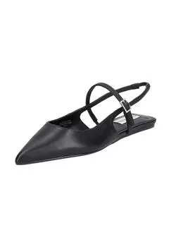 Кожаные балетки STEVE MADDEN, черный