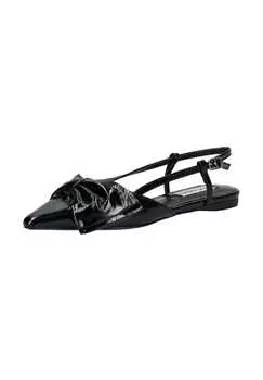 Кожаные балетки Steve Madden, черный