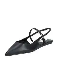 Кожаные балетки Steve Madden, черный
