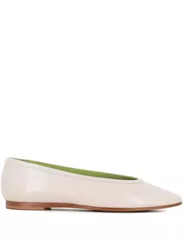 Кожаные балетки Tassinari, белый