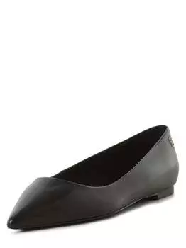 Кожаные балетки Tommy Hilfiger, черный