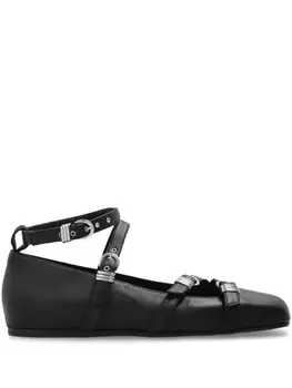 Кожаные балетки Vic Matie, черный