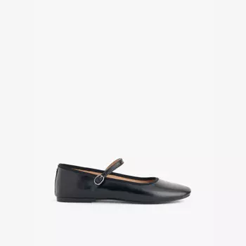 Кожаные балетки Vinetta 017 с фирменной табличкой Steve Madden, черный