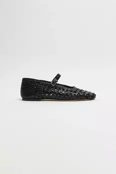 Кожаные балетки Yeida Miista, черный