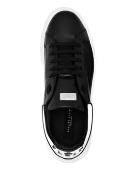 Кожаные беговые дорожки Big Bang Philipp Plein, цвет Black / White