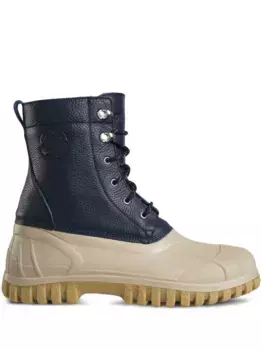 Кожаные боевые ботинки Antra со шнуровкой Diemme, синий