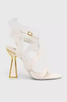 Кожаные босоножки Amba Kat Maconie, бежевый