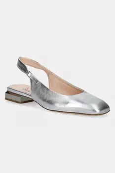 Кожаные босоножки Angie L Sling B Agl, серебряный