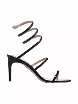 Кожаные босоножки Cleo Rene Caovilla, черный