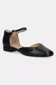 Кожаные босоножки Emellie Mj Lauren Ralph Lauren, черный