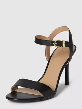 Кожаные босоножки модель "GWEN" Lauren Ralph Lauren, черный