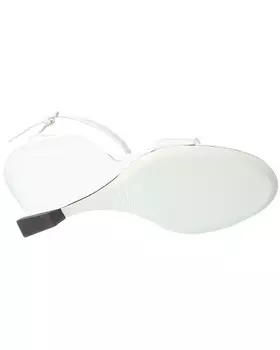 Кожаные босоножки на танкетке Ferragamo Vidette Salvatore Ferragamo, белый