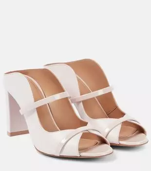 Кожаные босоножки norah 85 Malone Souliers, фиолетовый