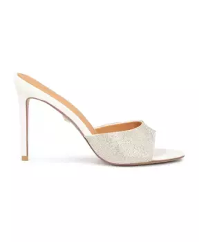 Кожаные босоножки с кристаллами Kazar, белый