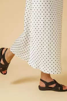 Кожаные босоножки с перекрестными ремешками Pavers, черный