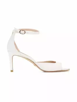 Кожаные босоножки Stuart Weitzman, белый