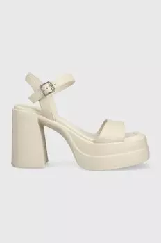 Кожаные босоножки Taina Aldo, бежевый